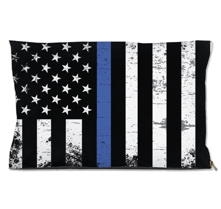 Thin Blue Line Dog Bed-0