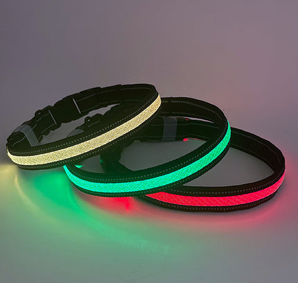 USB Charging Shiny Dog Collar