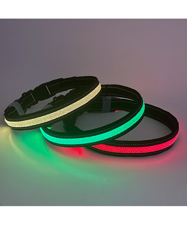 USB Charging Shiny Dog Collar
