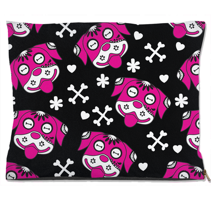 Day of the Dog Pink Dog Bed-4