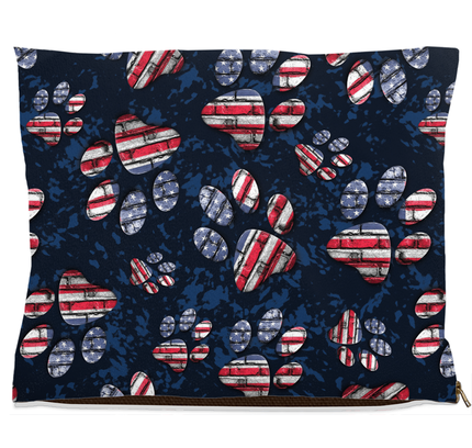 Patriotic Pup Dog Bed-5