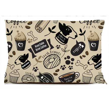 Caffeinated Canine Dog Bed-1