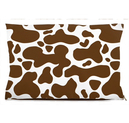 Cowhide Brown Dog Bed-1