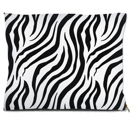 Zebra Print Dog Bed-4