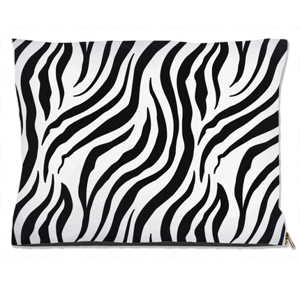 Zebra Print Dog Bed-2