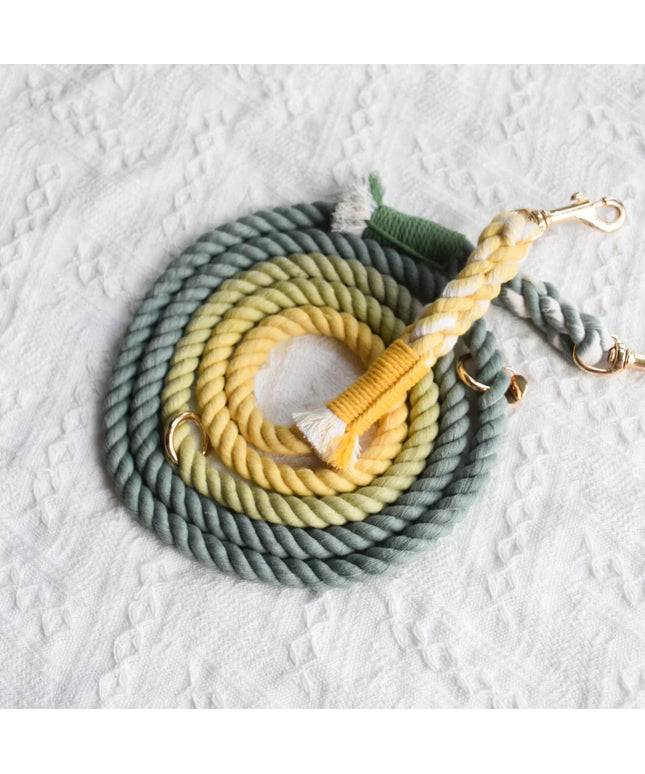 HANDS FREE DOG ROPE LEASH - AVOCADO-0