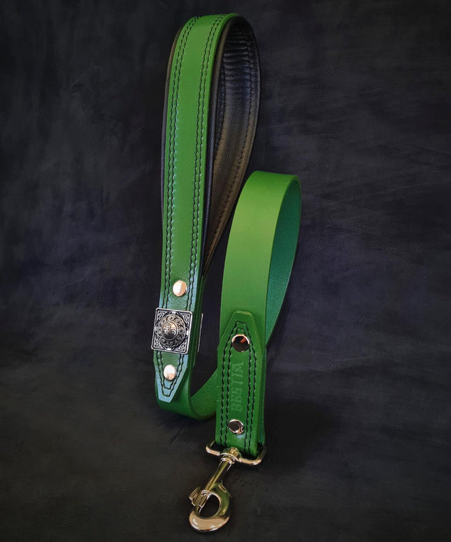 The "Eros" collar 2.5 inch wide Green