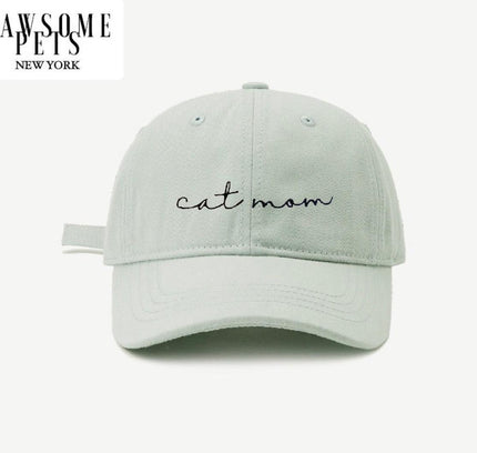 CAT MOM HAT - MINT GREEN-0