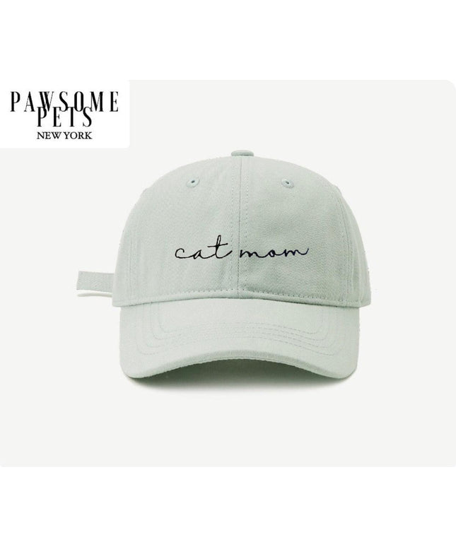 CAT MOM HAT - MINT GREEN-0