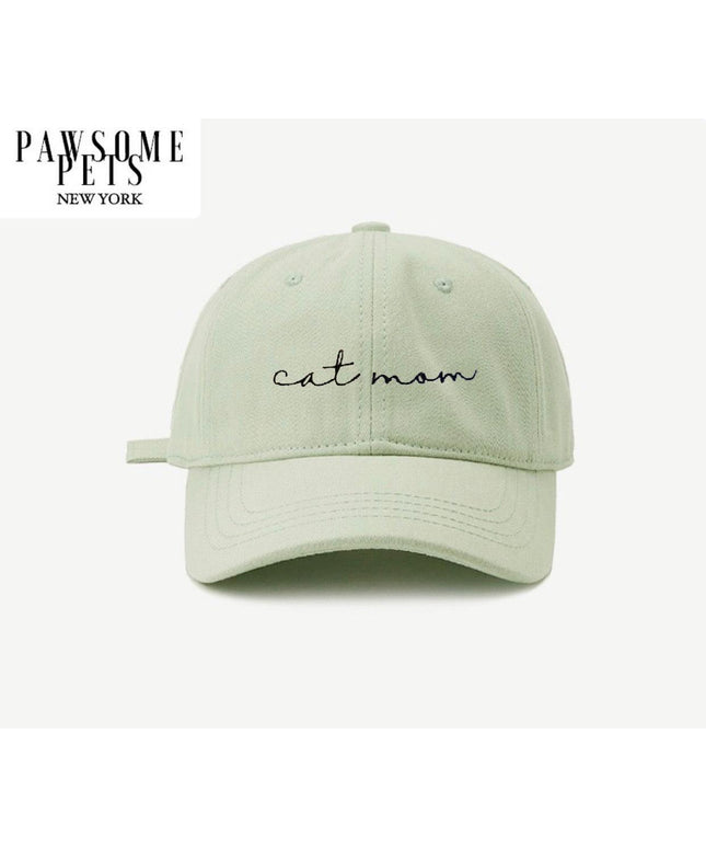 CAT MOM HAT - LIGHT GREEN BEAN-0