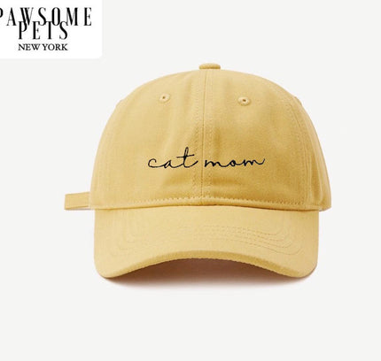 CAT MOM HAT - YELLOW-0