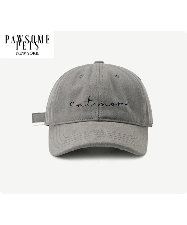 CAT MOM HAT - GREY-0