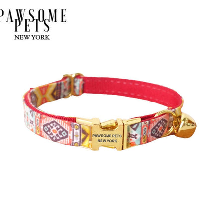 SMALL SIZE DOG & CAT COLLAR - RUBY RED-0