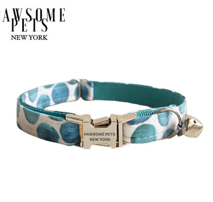 SMALL SIZE DOG & CAT COLLAR - MOON BLUE-0