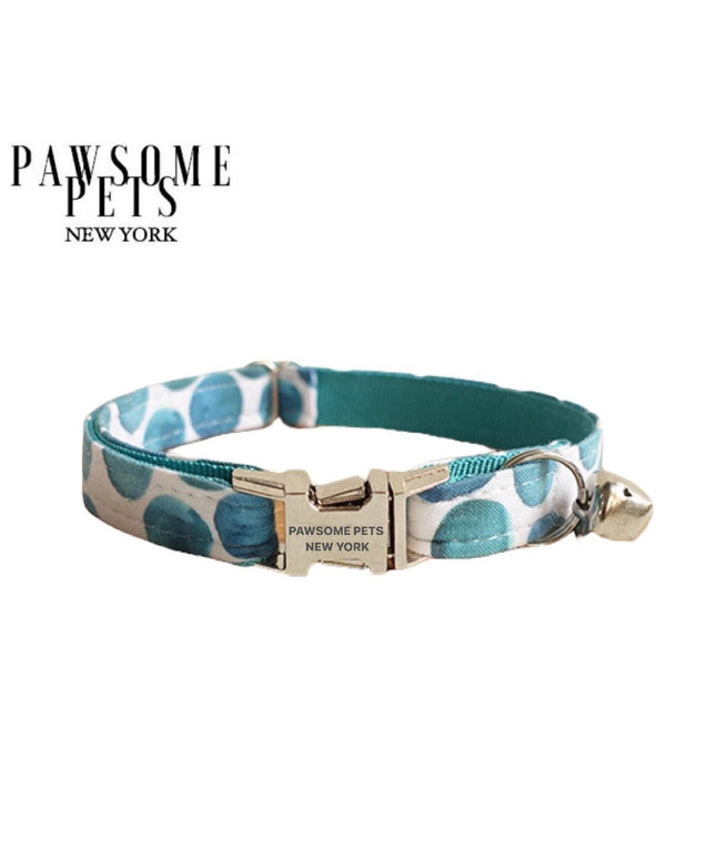 SMALL SIZE DOG & CAT COLLAR - MOON BLUE-0