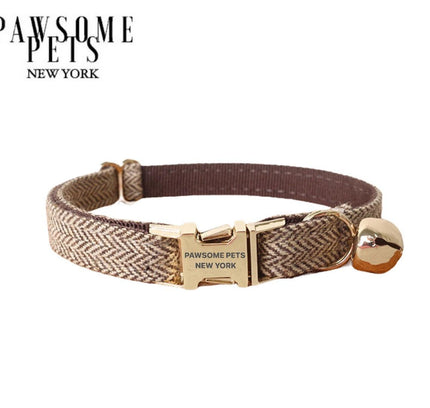 SMALL SIZE DOG & CAT COLLAR - AUBURN-0