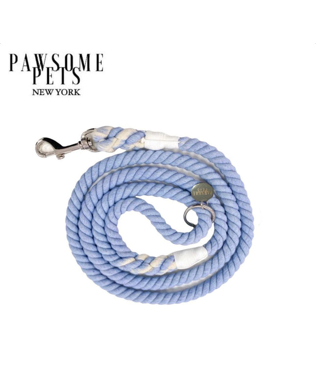 ROPE LEASH -  SEA BLUE-0