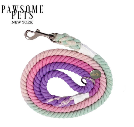 ROPE LEASH -  OMBRE ROSE VIOLET-0