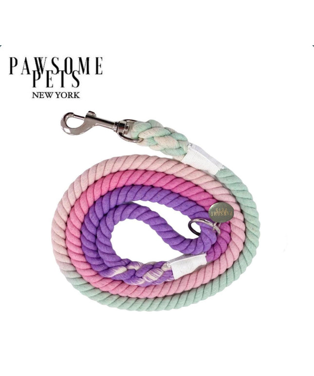 ROPE LEASH -  OMBRE ROSE VIOLET-0