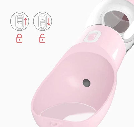 2 IN 1 PORTABLE PET FEEDER - GREEN-2