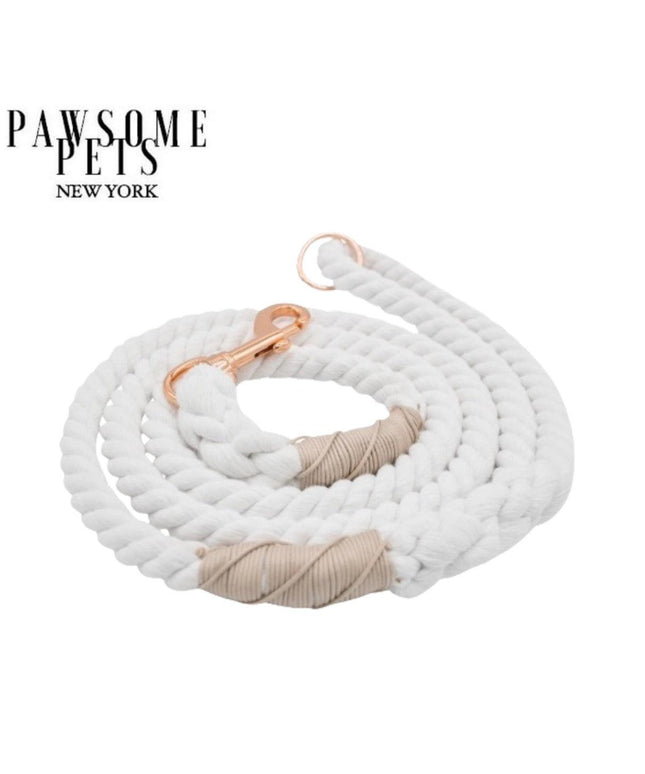 ROPE LEASH - SNOW WHITE-0