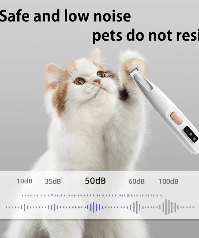 Pet Grooming Clippers with LED Light Support-2