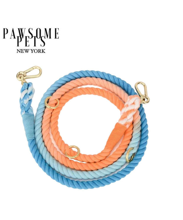 HANDS FREE DOG ROPE LEASH - SUNSET-0