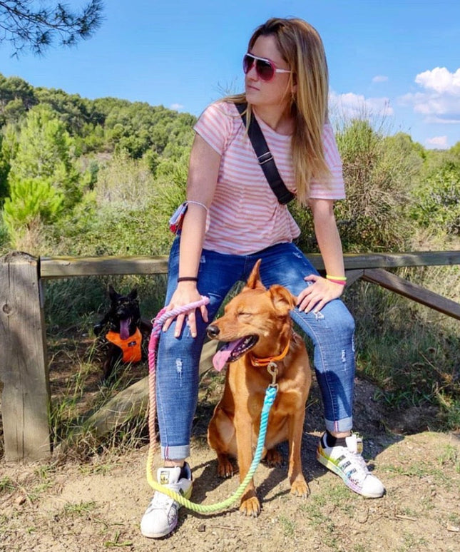 ROPE LEASH - SPANISH SUNSET-2