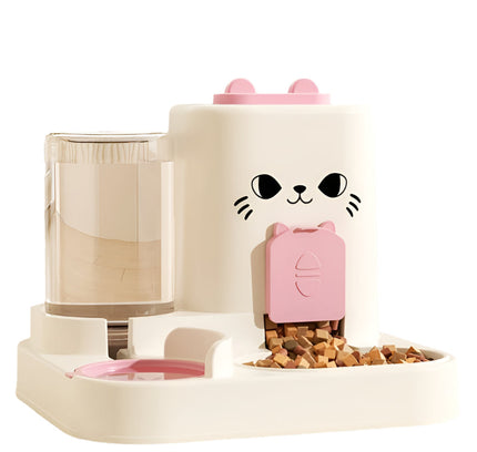 Automatic Cat Feeder and Water Dispenser Set