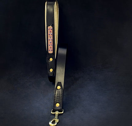 The Candy Dog Leash Black-0