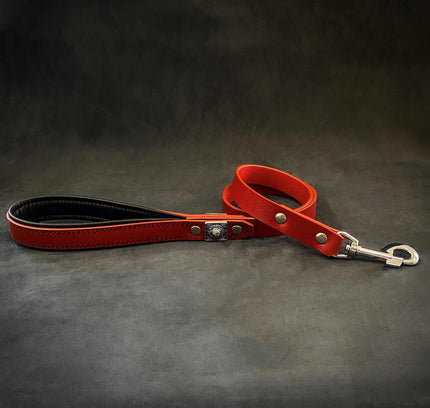 The "Eros" Red Leash 1 inch wide-0