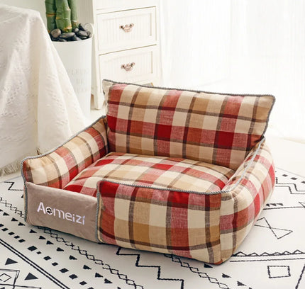 Big Dog Bed Removable Pet Sofa Bed For Small Medium Big Dogs Washable Cat House Mats Soft Pet Sleeping Beds Dog Accessories-8