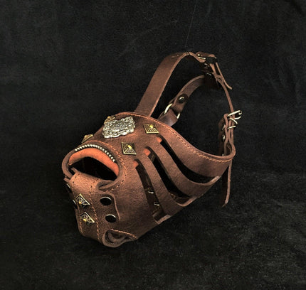 'Aztec'' Basket Muzzle Grey-0