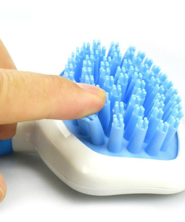 The "Silicone Bath" 2-in-1 Massage Brush (Softness & Cleaning)