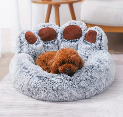 Cuddly Cute Bear Paw Shape Pet Sofa-5