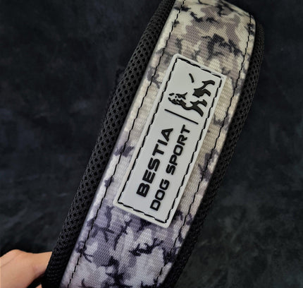BESTIA DOG SPORT COLLAR GREY CAMO-2