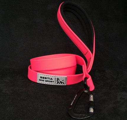 BESTIA DOG SPORT TACTICAL LEASH NEON PINK-1
