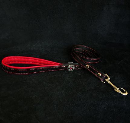 'Bijou'' harness Black & Red for big dogs-2