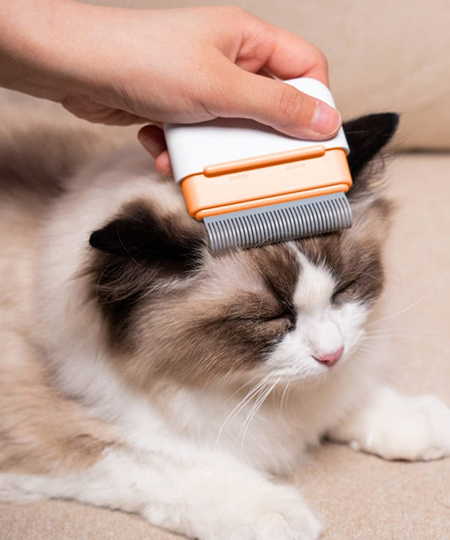 The "Gentle Massager" Deshedding Brush (All Coats & Small Pets)