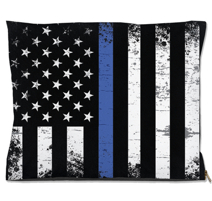 Thin Blue Line Dog Bed-4