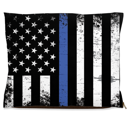 Thin Blue Line Dog Bed-5