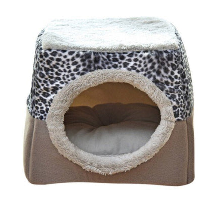 Detachable Soft Kennel Cat Bed Breathable Cat Pet Cave House Sleeping Bag Mat Pad Tent Pets Winter Warm Cozy Beds 11 Colors-5