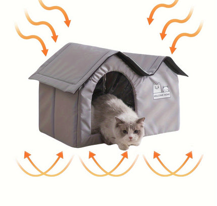 Cat Dog Bed House for All-Season Comfort Shelter