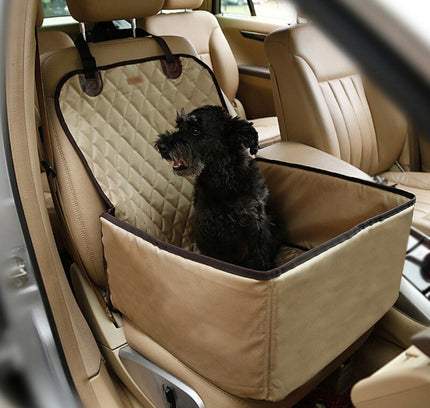 Dog Car Front Seat Cover Protector 2 in 1 Carrier for Dogs Folding Cat Car Booster Seat Cover Anti-Slip Pet Car Carrier Suppiles-0