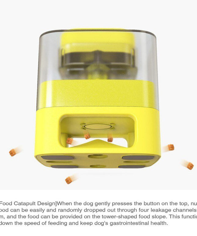 Dog Cat Feeding Bowls Dog Water Dispenser Eat Slow Dog Bowl Slow Feeder Puzzle Catapult Toys Pet Supplies-1