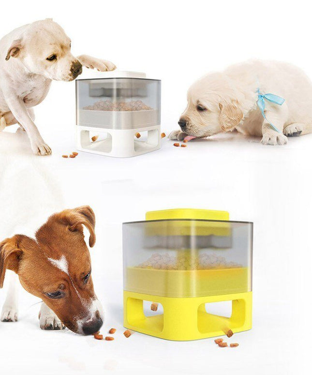 Dog Cat Feeding Bowls Dog Water Dispenser Eat Slow Dog Bowl Slow Feeder Puzzle Catapult Toys Pet Supplies-2