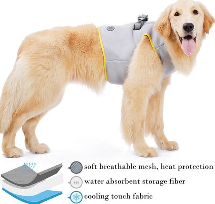 Dog Harness and Leash Set for Chihuahua Pug Small Medium Puppy Cat Harnesses Vest Cooling Walking Lead Harness-4