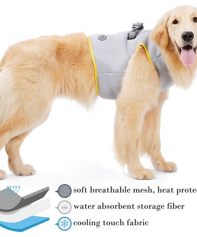 Dog Harness and Leash Set for Chihuahua Pug Small Medium Puppy Cat Harnesses Vest Cooling Walking Lead Harness-4