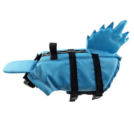 Dog Life Vest Summer Shark Pet Life Jacket Dog Clothes Dogs Swimwear Pets Swimming Suit New-2