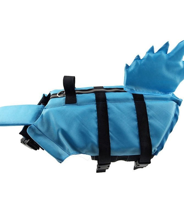 Dog Life Vest Summer Shark Pet Life Jacket Dog Clothes Dogs Swimwear Pets Swimming Suit New-2